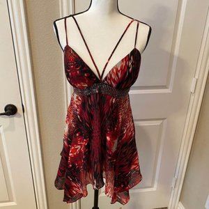 BeBe empire waist top with adjustable straps - SM